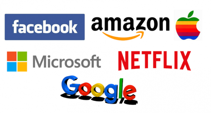 FAAMG: Facebook, amazon, apple, Microsoft, Netflix, Google
