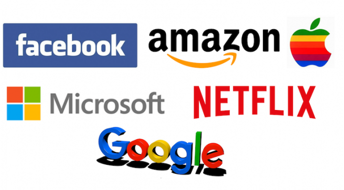 FAAMG: Facebook, amazon, apple, Microsoft, Netflix, Google